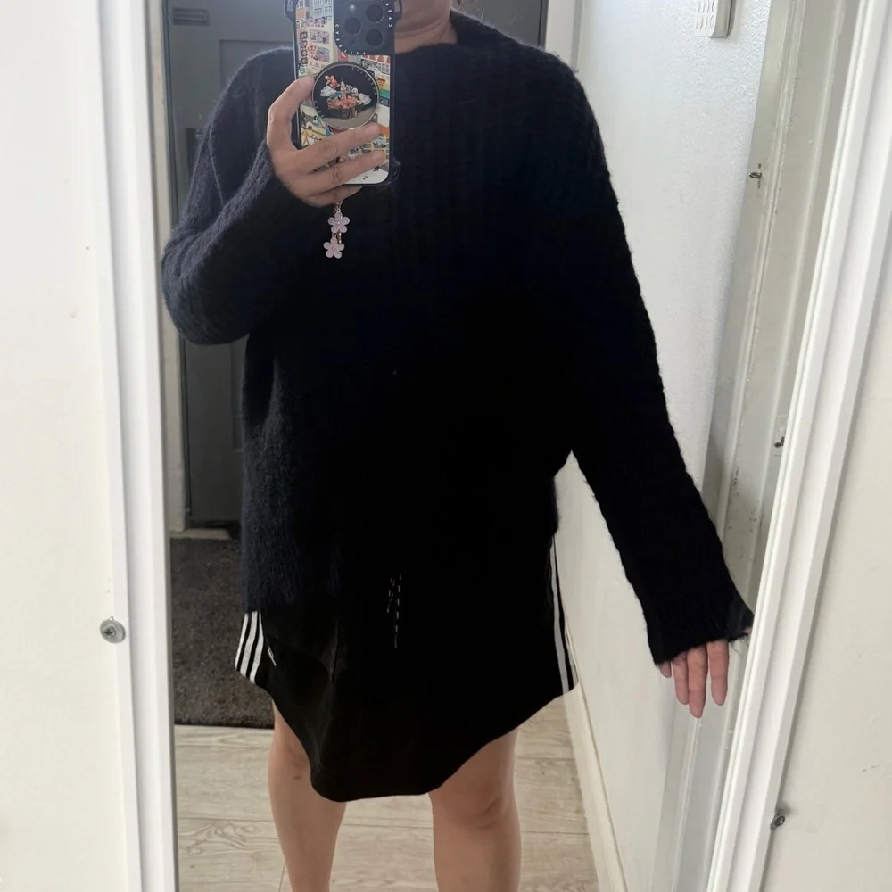 All Saints Selena Asymmetric Sweater, Alpaca Wool - Picture 7 of 16